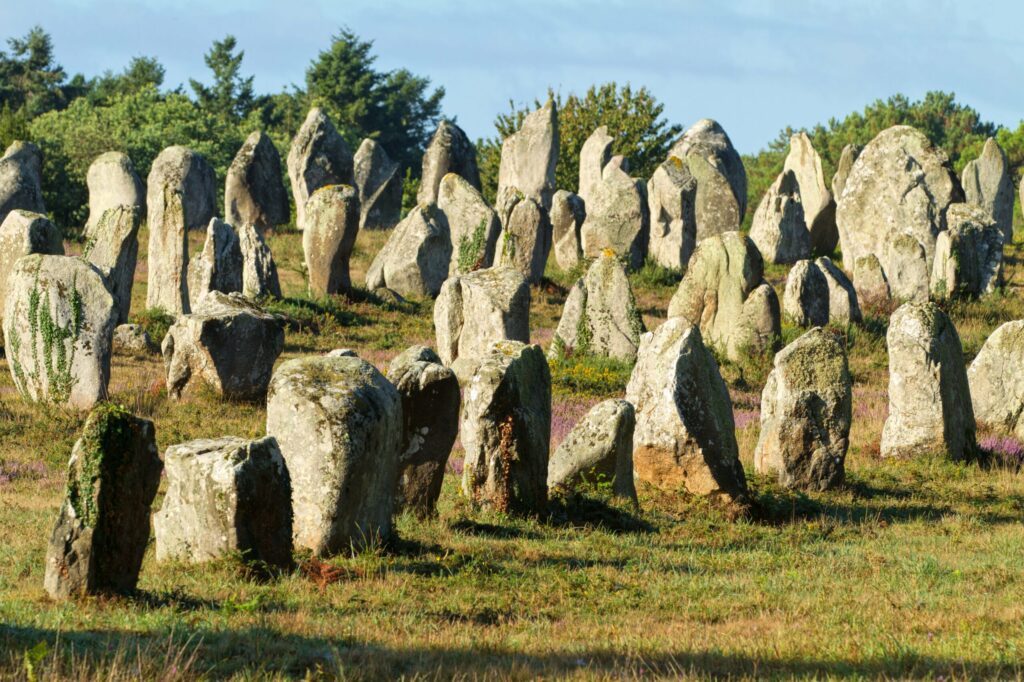 Les menhirs de Carnac en Bretagne