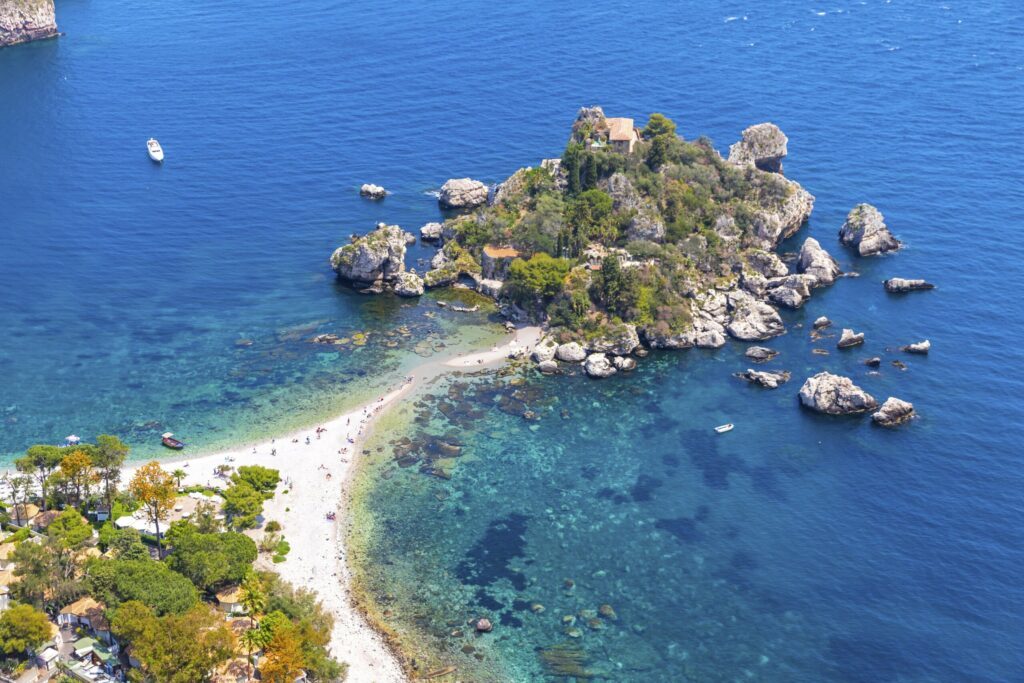 plage Isola Bella Sicile