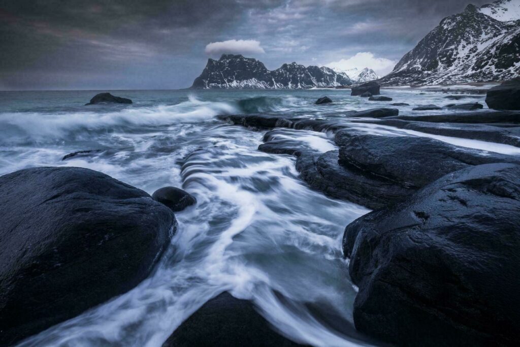 Uttakleiv dans les Lofoten