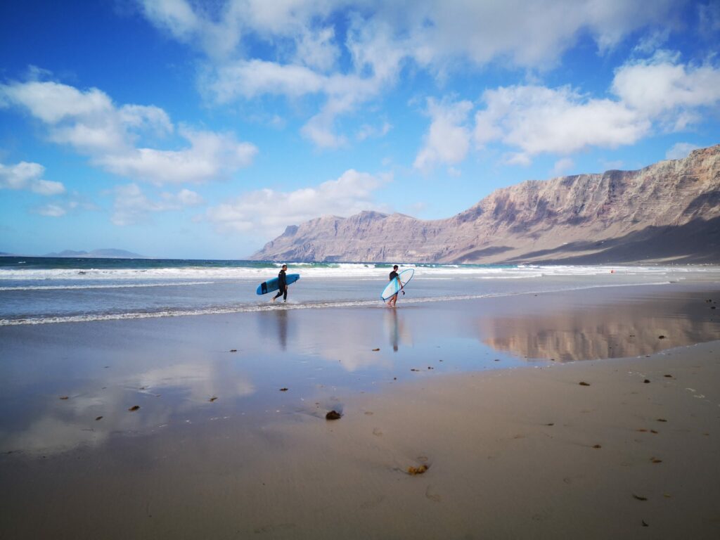 Playa de Famara à faire à Lanzarote