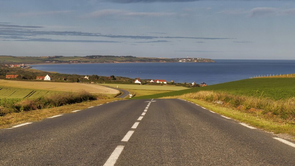 route Côte d’Opale à moto