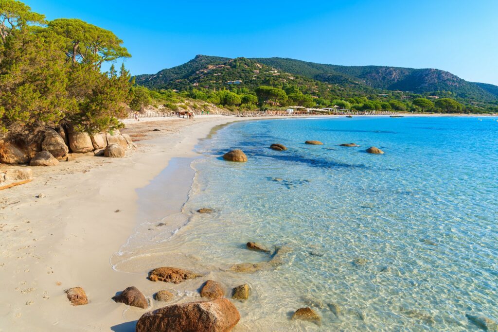 plage en Corse