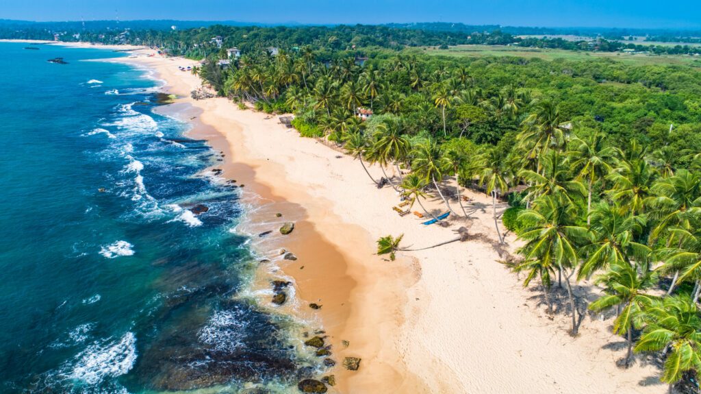 Se poser sur une plage du Sri Lanka