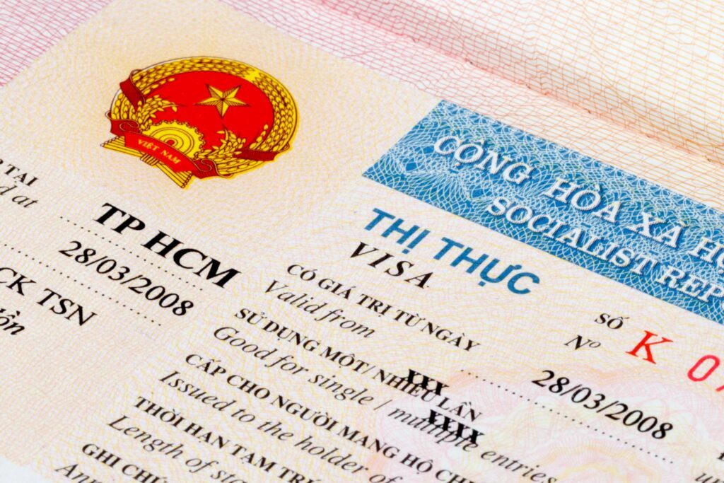 visa dans le passeport
