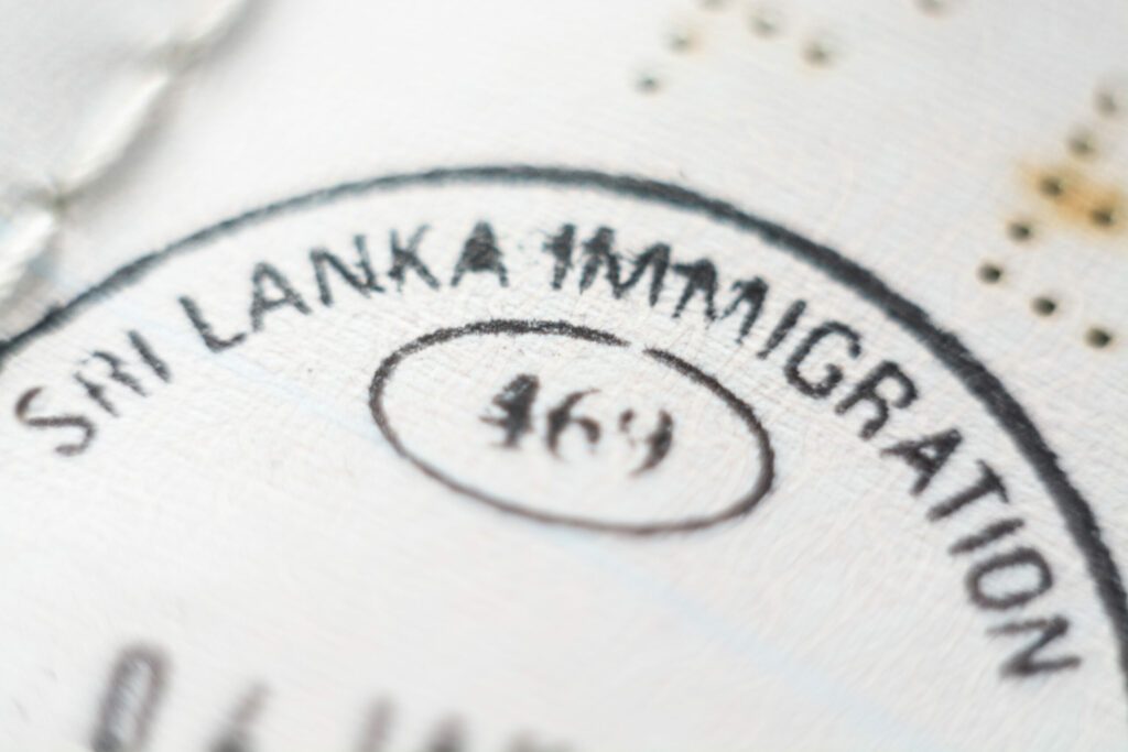 visa pour le Sri Lanka avant de voyager