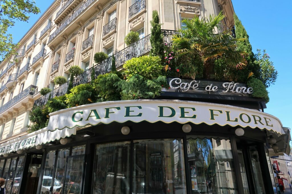 Le café de Flore à Paris