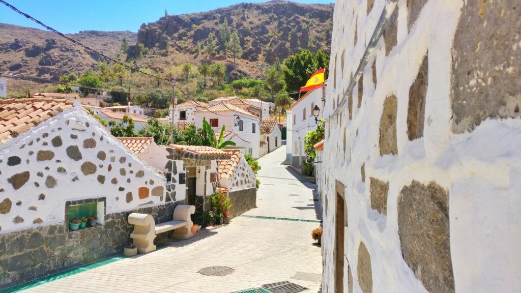 Fataga, un joli village de Grande Canarie