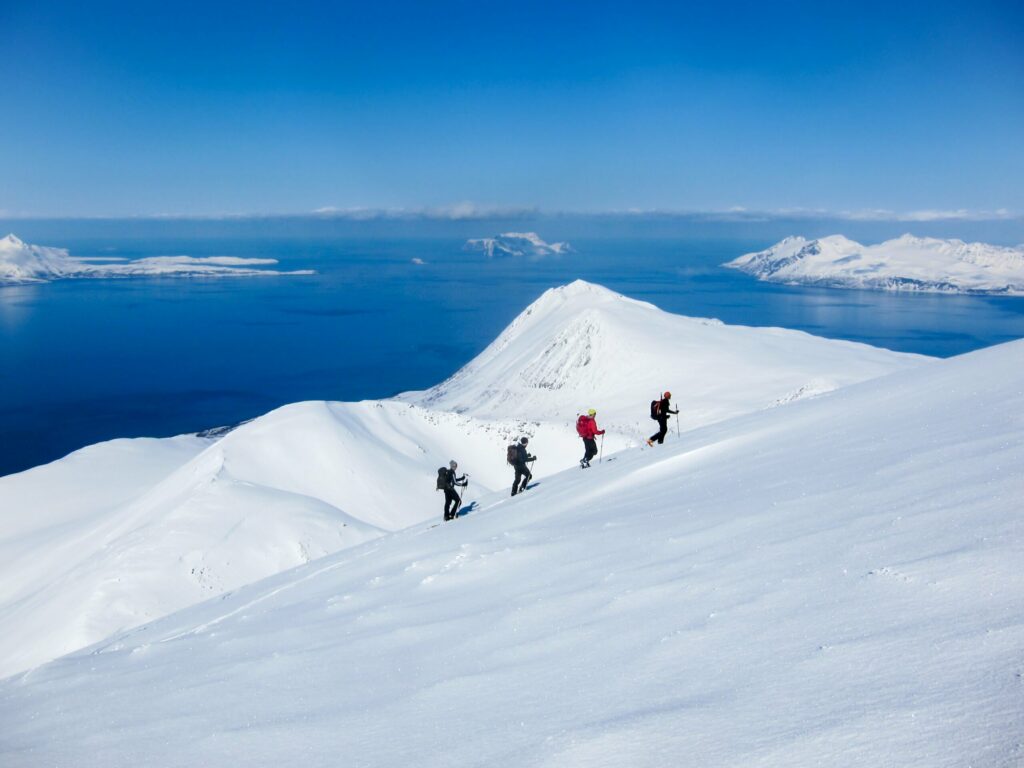 Skier à Lyngen