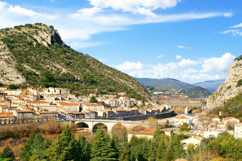 Anduze dans le parc national des Cévennes