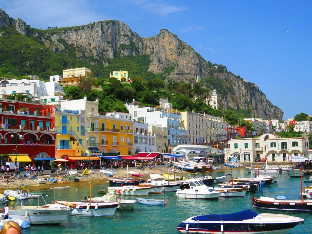 île de Capri en Méditerranée