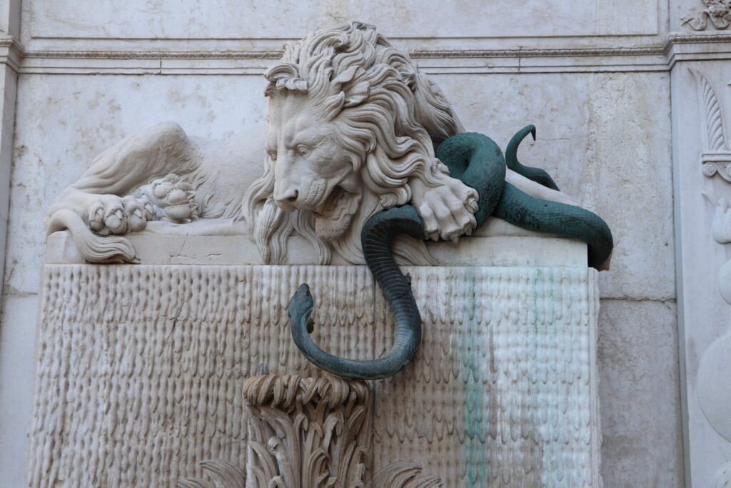 La Fontaine du Lion à Grenoble