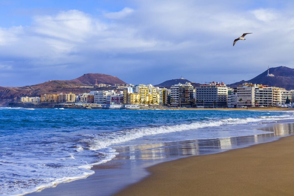 Plage de Las Palmas à Gran Canaria