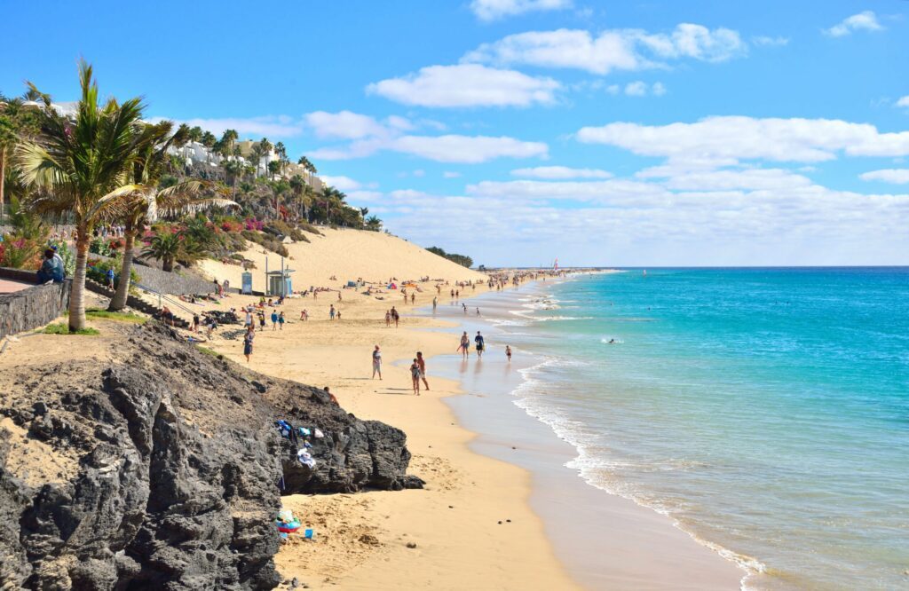 Plage de Morro Jable à Fuerteventura