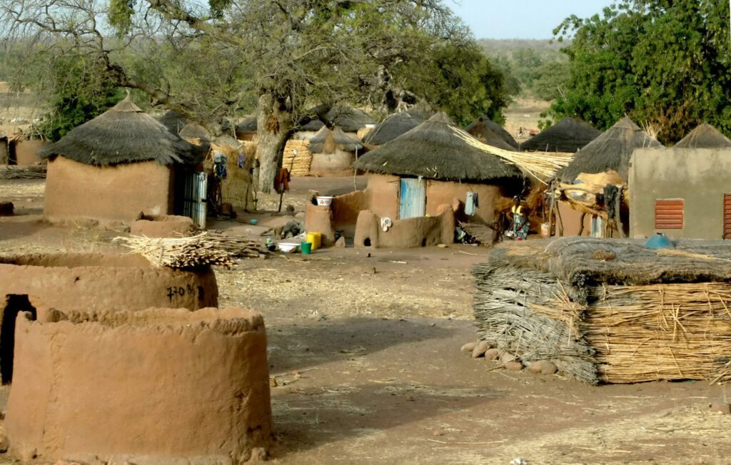 Village traditionnel au Burkina Faso