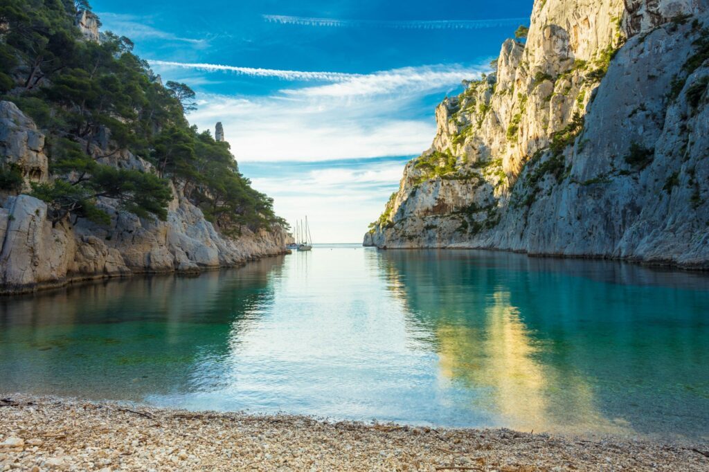 Les Calanques sur la côte d'Azur en France