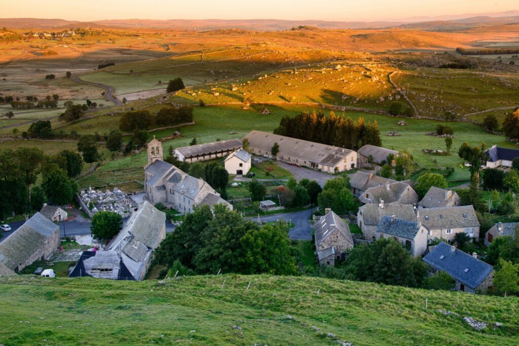 Marchastel parmi les villages de l'Aubrac