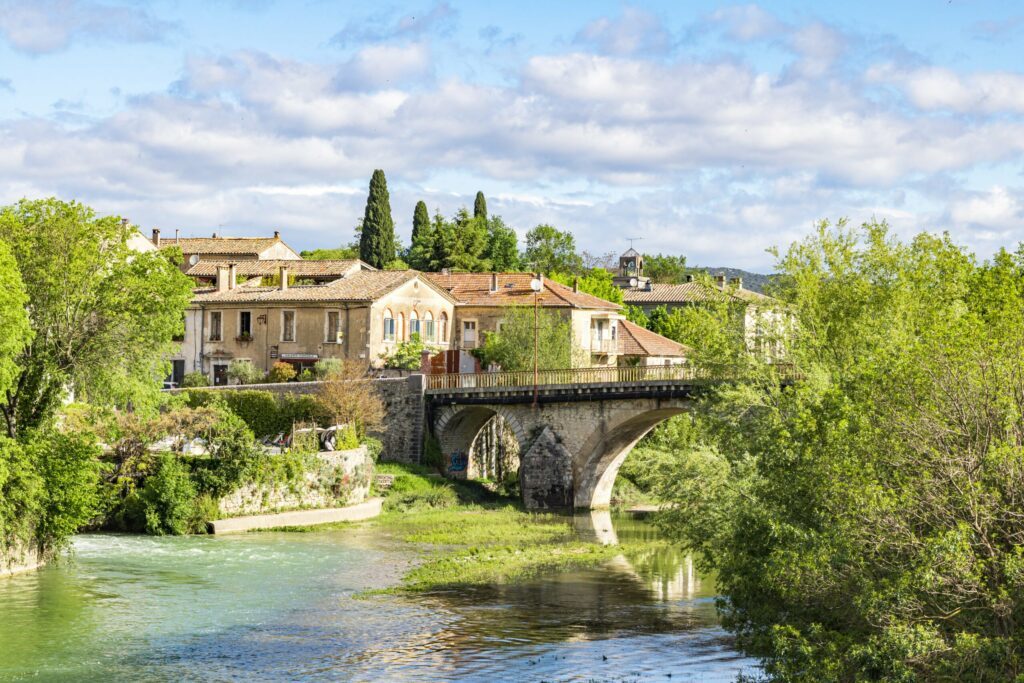 Vue sur le village de Sauve