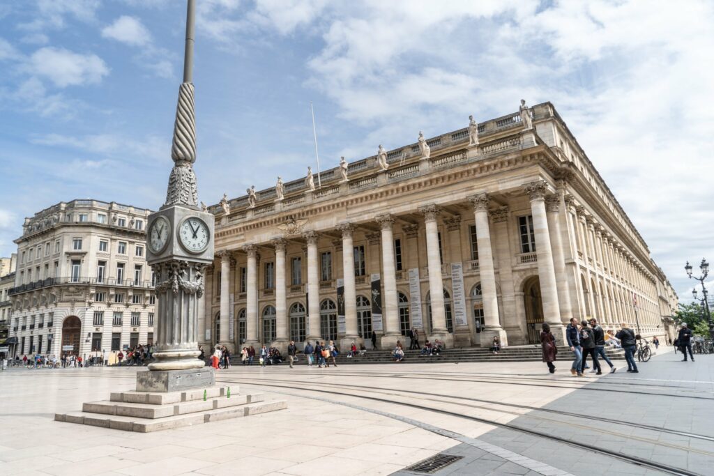 La place de la Comédie à Bordeaux