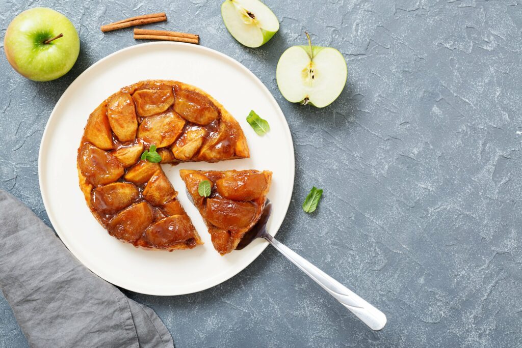 La tarte Tatin caramélisée