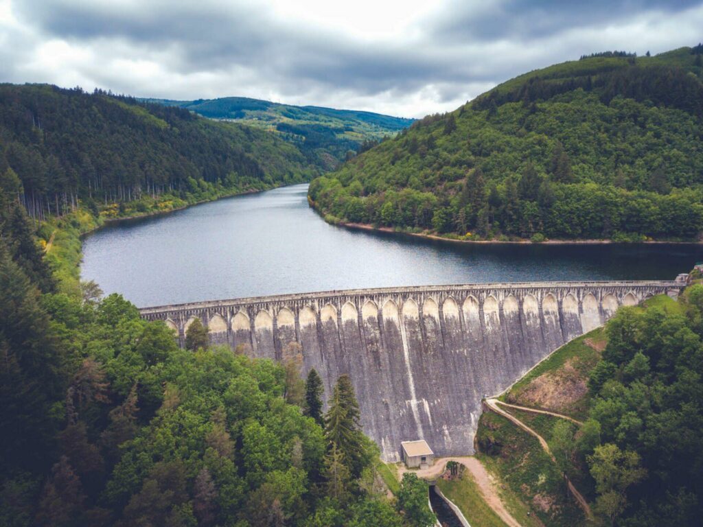 Le Barrage de la Tache (l'un des 2 barrages de Renaison)