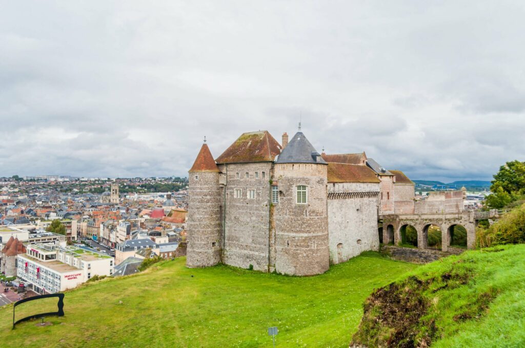 Le château de Dieppe en Normandie