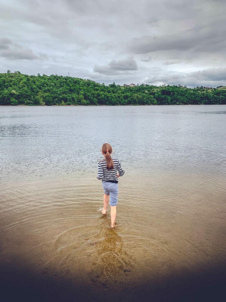 Le Lac de Villerest près de Roanne