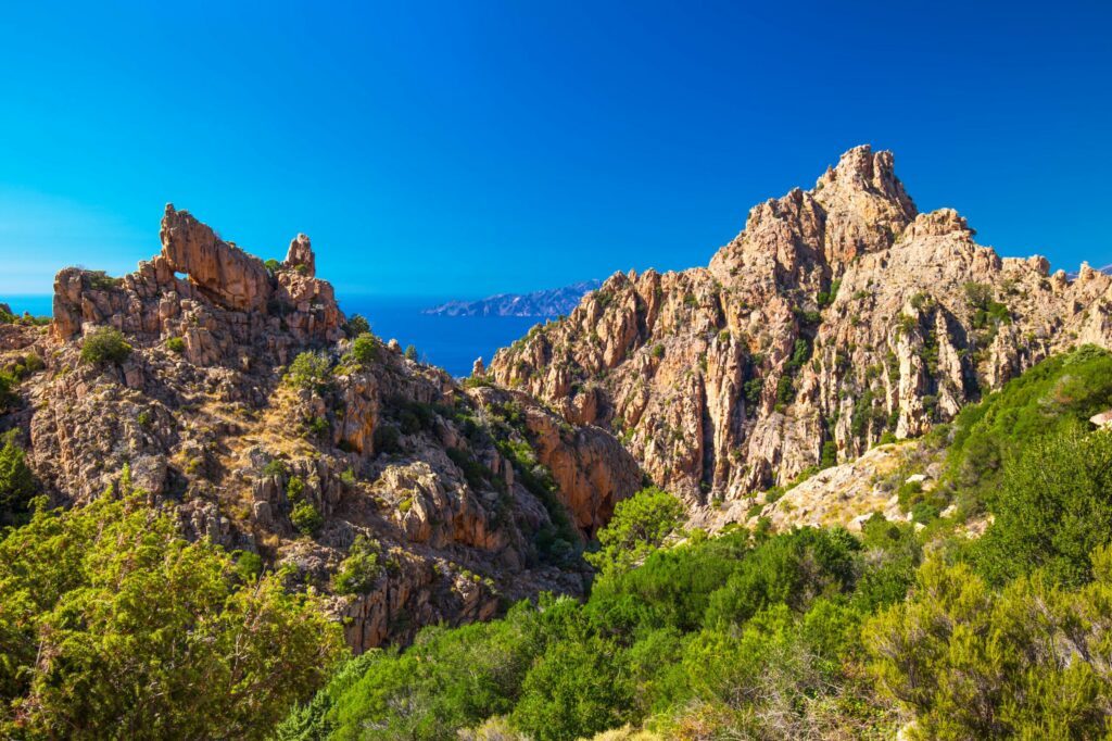 Les Calanques de Piana en Corse du sud