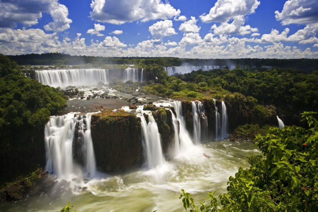 Les chutes d'Iguazu au Brésil