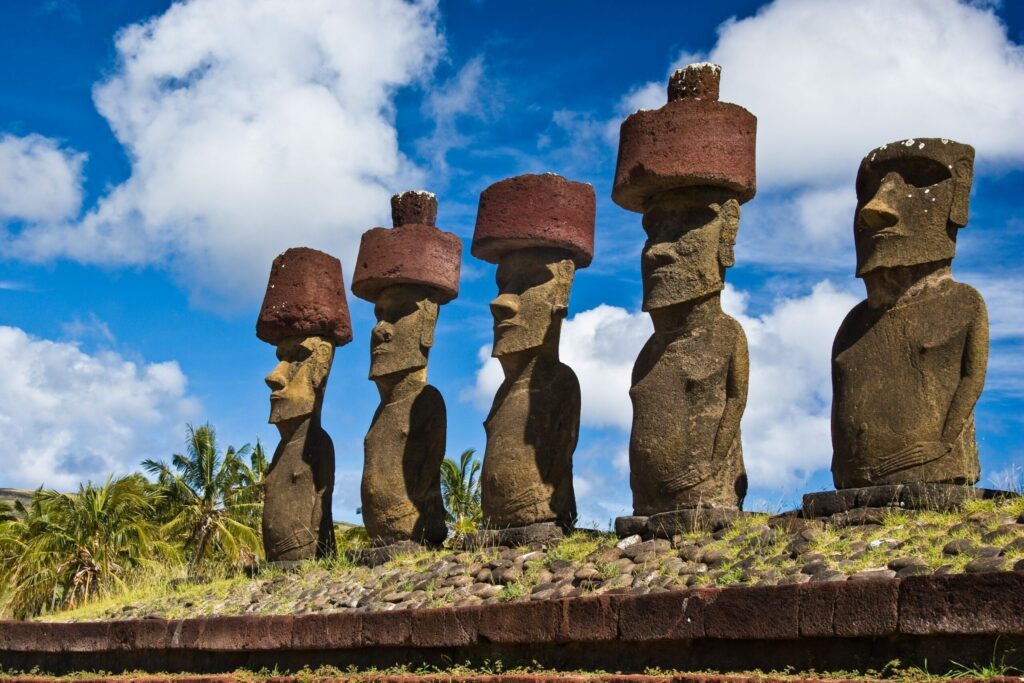 Les Moaï de l'île de Pâques