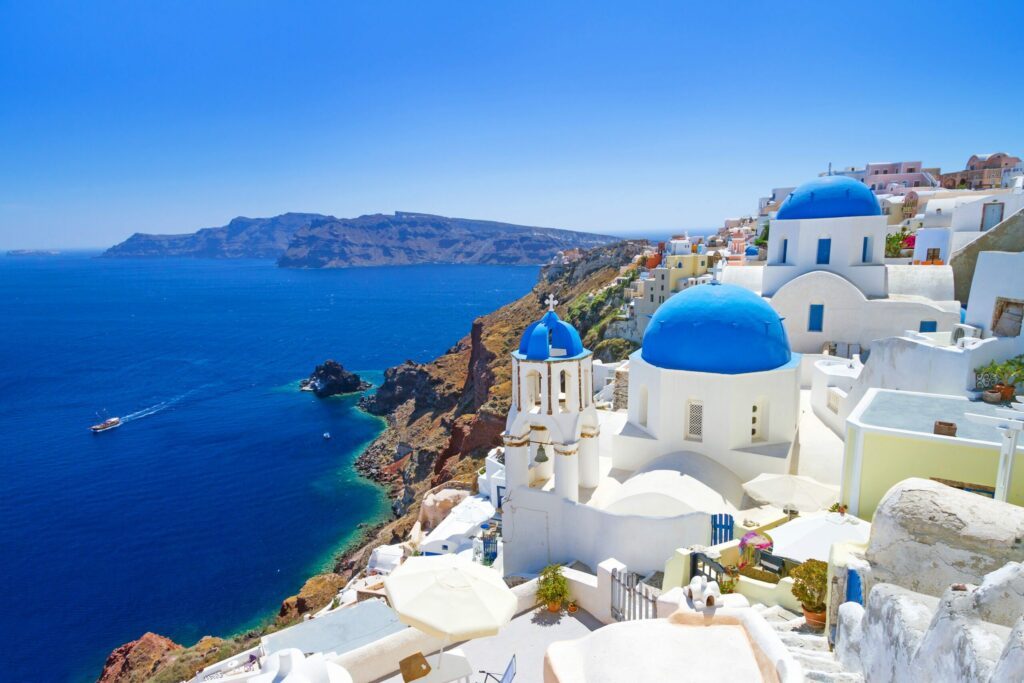 L'île de Santorin en Grèce