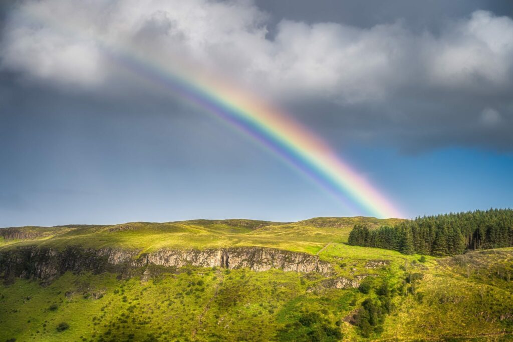 Glens d'Antrim en Irlande