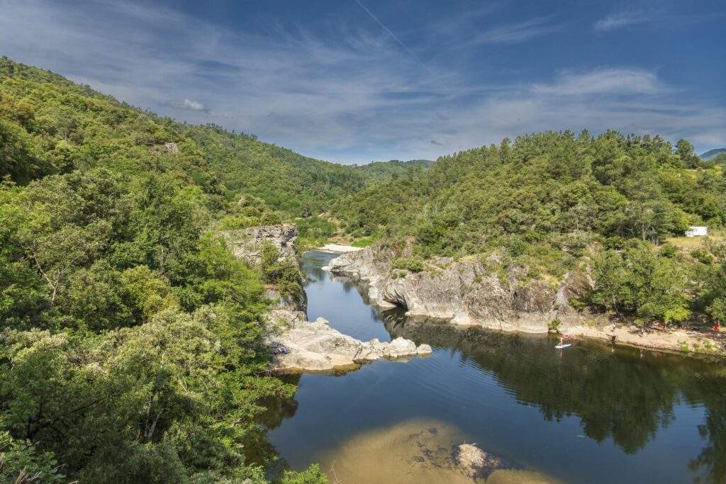 La vallée de l'Eyrieux en Ardèche