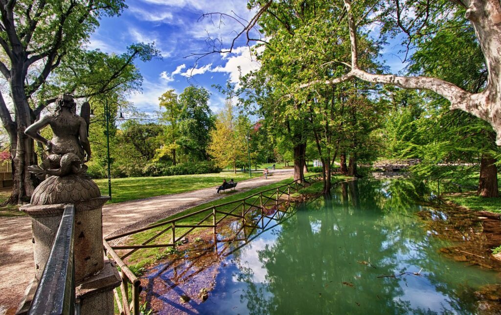 Le parc Sempione à Milan