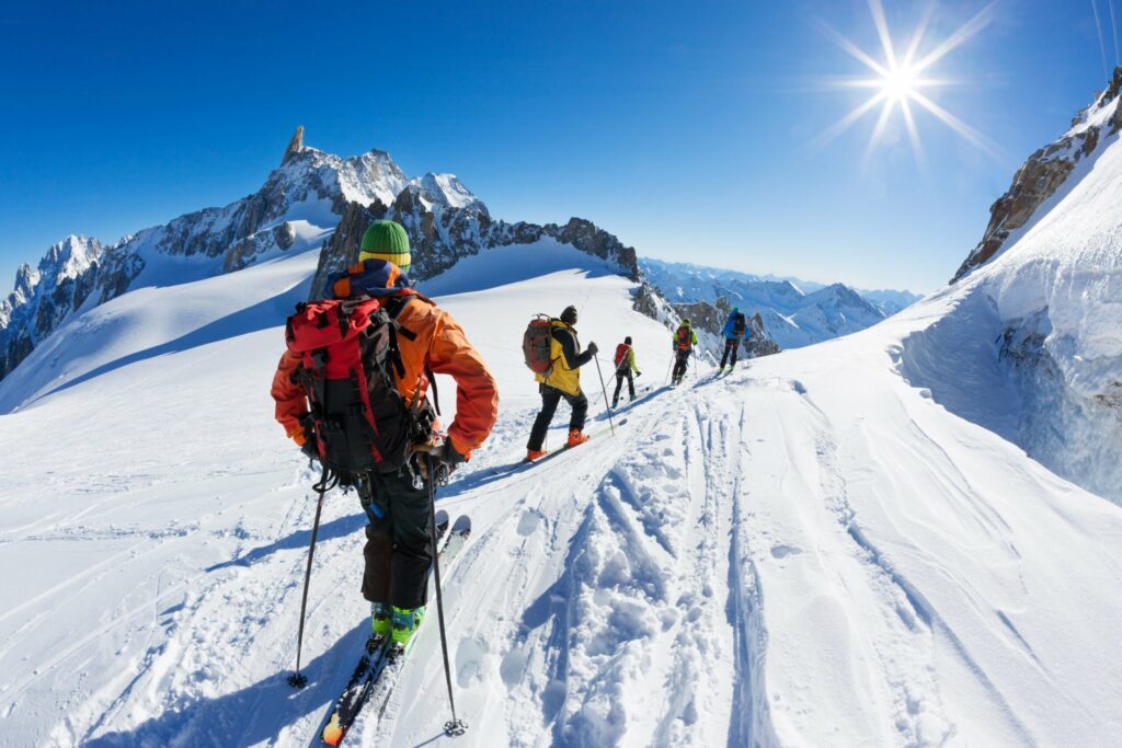 Skier dans la Vallée Blanche