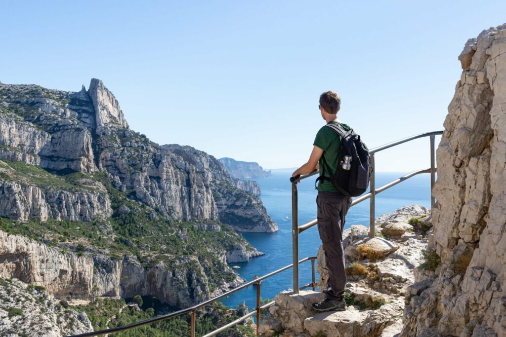 Vue panoramique sur la Calanque de Sugiton