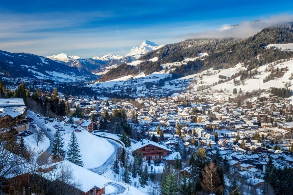 Vue sur Megève