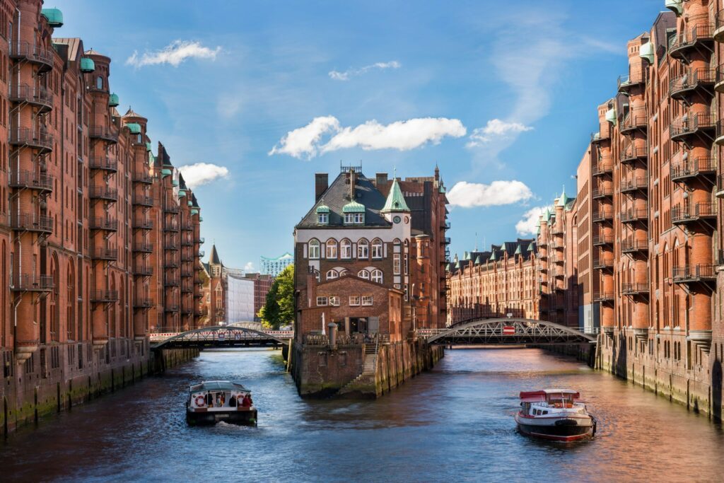 La jolie ville de Hambourg