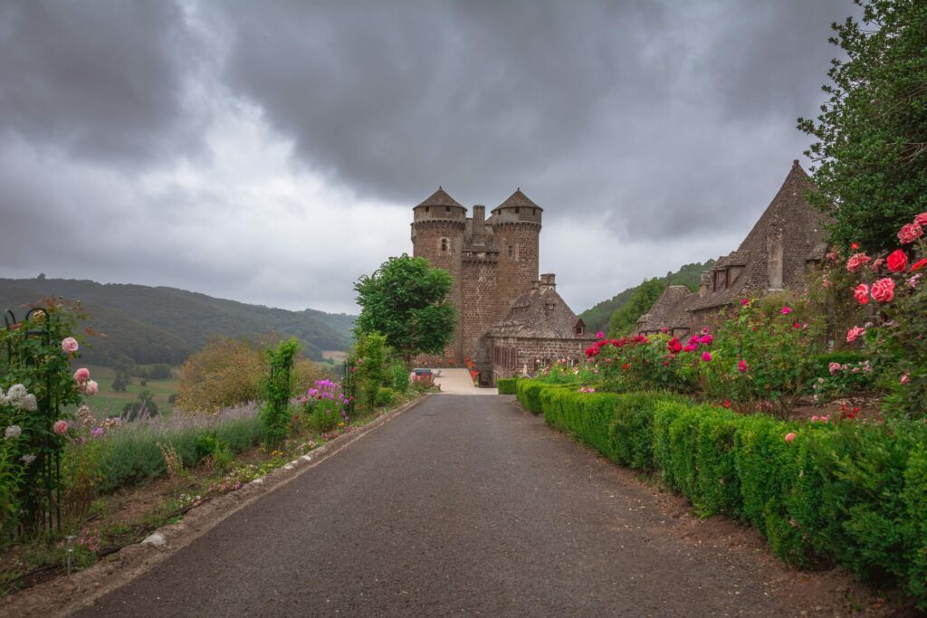 Le château d'Anjony à Tournemire