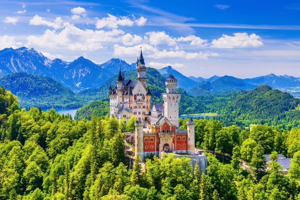 Le château de Neuschwanstein en Allemagne