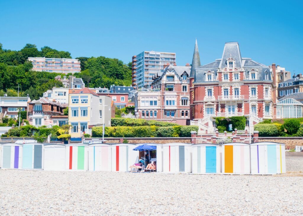 Le Havre et ses cabanes de plage