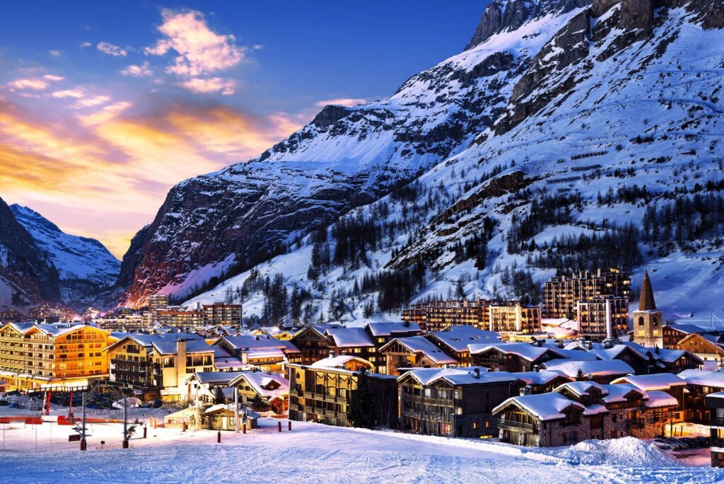 Val d'Isère la nuit