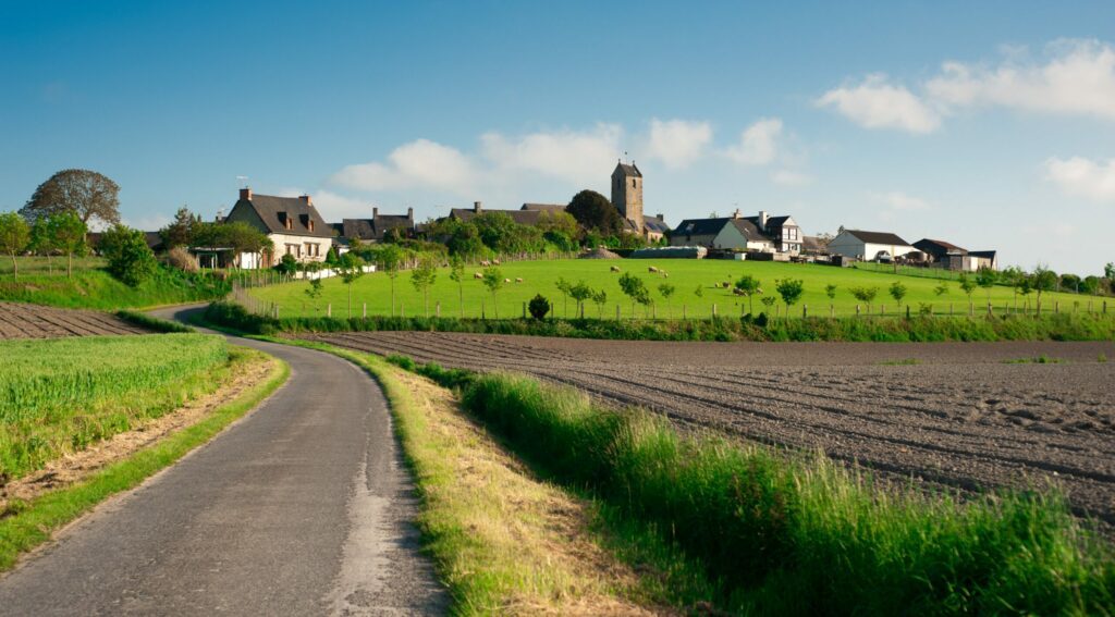 Un village en Normandie