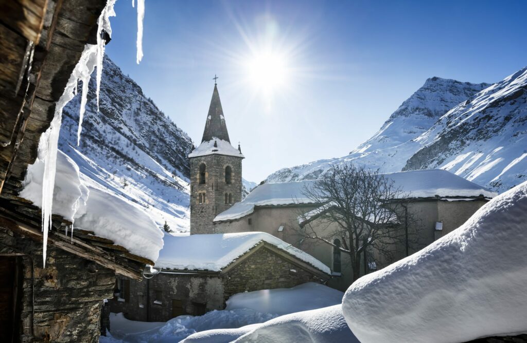 Bonneval-sur-Arc en hiver