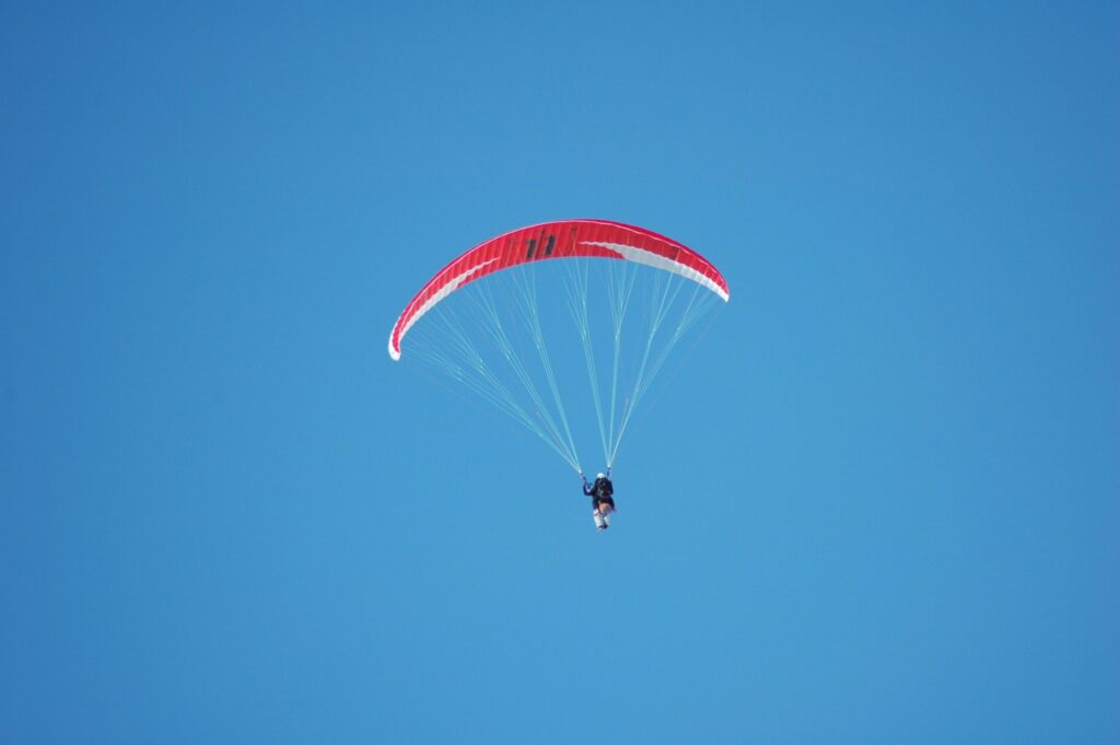 Faire du parapente à la Plagne