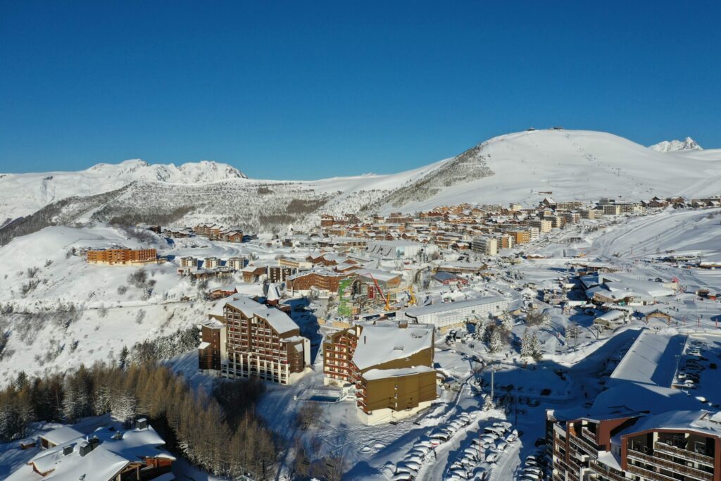 La station des Alpes d'Huez