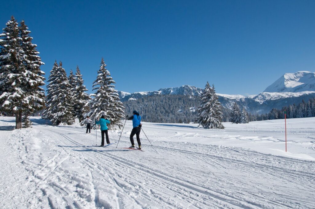 Ski de fond dans les Alpes