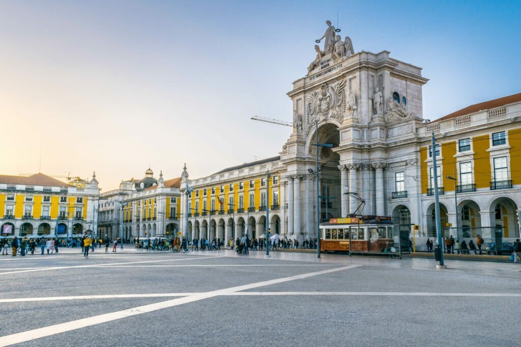 La place Terreiro do Paço au cœur de Lisbonne