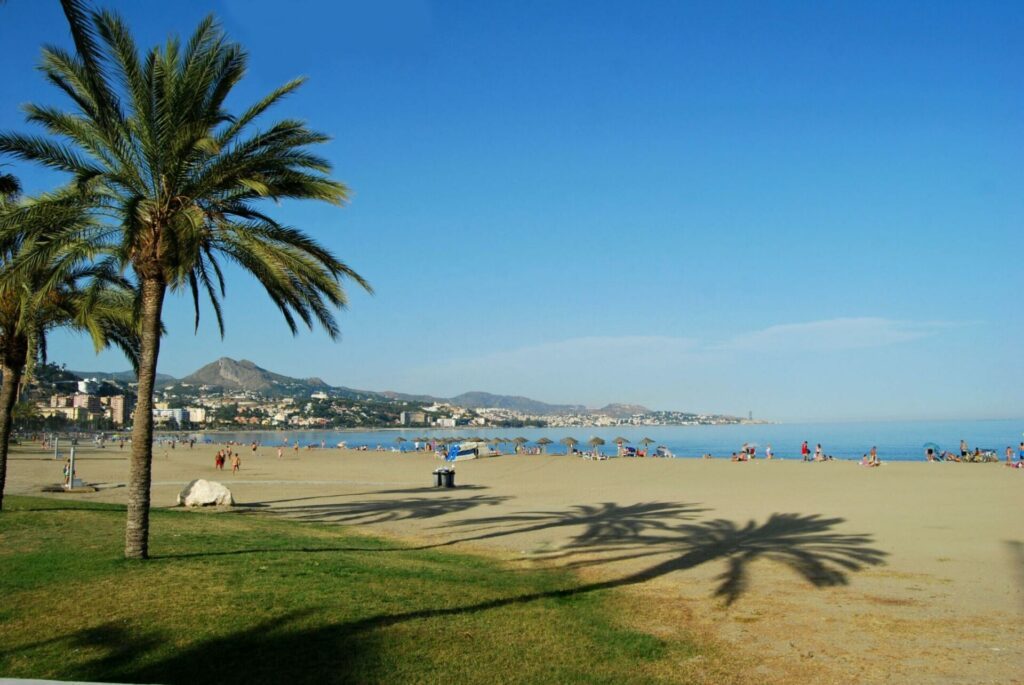 La plage de la Malagueta