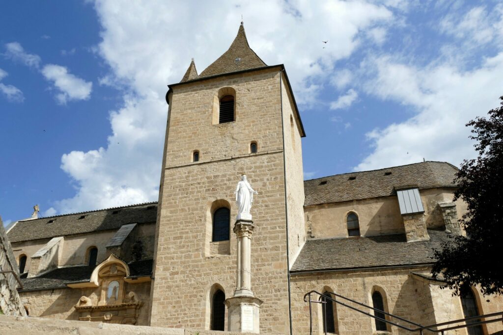 Le clocher de Notre-Dame de la Carce à Marvejols