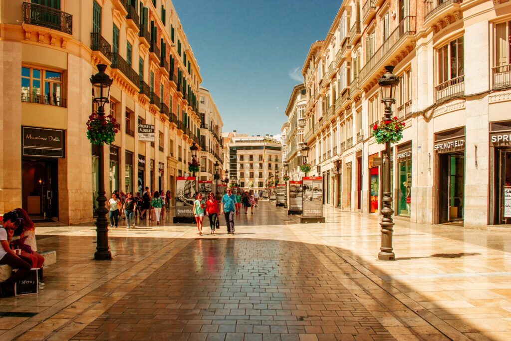 Se balader dans le centre-ville de Malaga